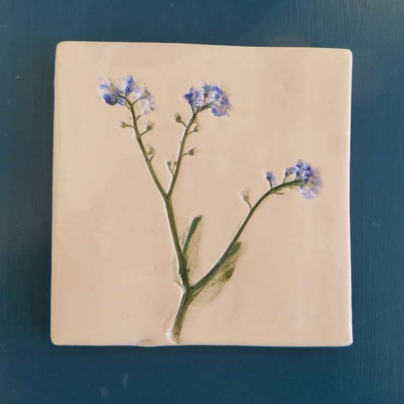 Forget-me-not Coaster